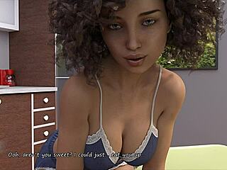 Training With Sexy Blonde Katia, Can't Help Staring At Her Big Boobs