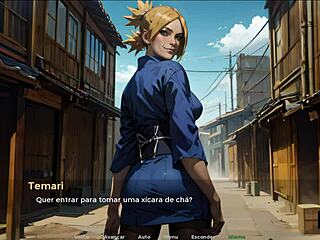 Wife Temari goes wild for a rough ride with Naruto