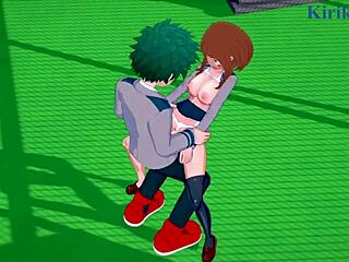 Ochako Uraraka and Izuku Midoriya in INTENSE Hentai Action