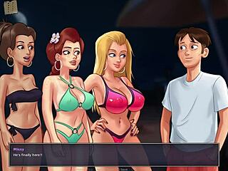 Milf Eve Lawrence Gives Handjob With Big Tits