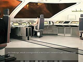 Asian girl flaunts big curvy tits without bra in 3d anime outfit