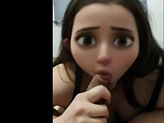 She loves being my tight-assed sex doll for cumshots