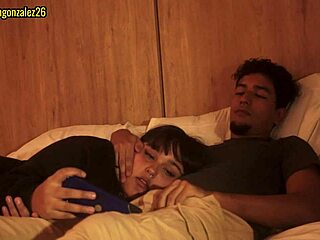 watching a movie with my stepbrother, i accidentally swallowed his dick and almost got caught.