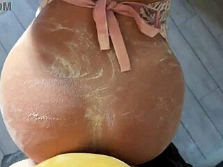 Sneak a peek at your stepmom's naughty kitchen antics