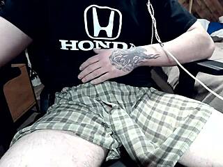 hey, check out this big cumshot from masturbation