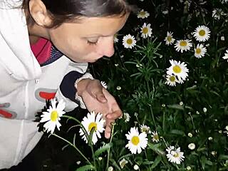 i-i just had the best orgasm with that housekeeper in the garden, cum everywhere