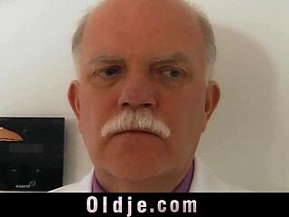 Old Majordom SERVES Intense FUCK to Young Mistress in Lingerie Action