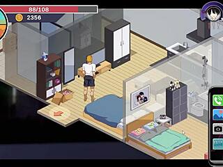 Hentai Game Ntraholic - Balcony Fuck While Husband Watches Wife Suck Dick