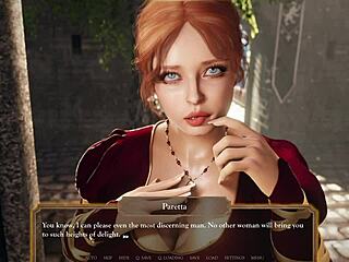 Wow, I banged the queen and caught the warrior fingering herself in 3D!