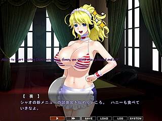 Mikage's big cock hentai scene with close-ups and booby fun