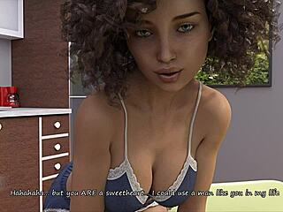 Training With Sexy Blonde Katia, Can't Help Staring At Her Big Boobs