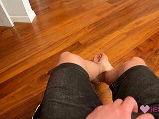 Romantic breakfast turns into dirty creampie fuck session