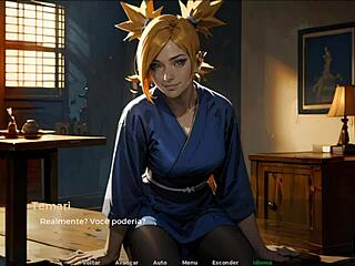 Wife Temari goes wild for a rough ride with Naruto