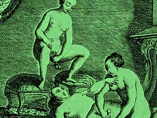 Bold Vintage Erotic Drawings with Retro Hentai Comic Style