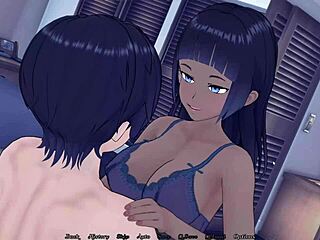 Hentai game with big tits, big ass, and blowjob scenes