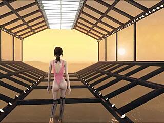 Anime porn video with a brunette girl from Fallout 4