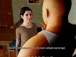 giving a handjob to the old neighbor