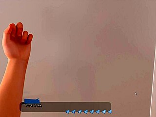 Beautiful women in 3D animated porn game get help with anal toys and blowjob