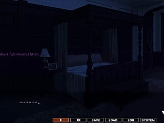 Mikage's big cock hentai scene with close-ups and booby fun