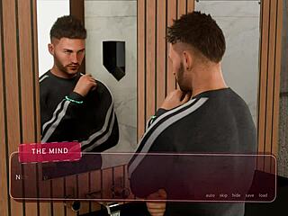 Hot yoga instructor teaches sex positions in an animated game