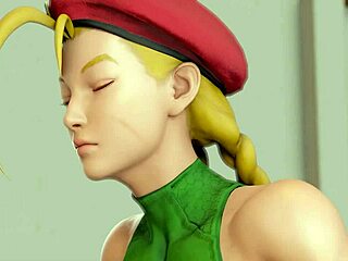 Cammy battles dickgirl Juri in wild hentai clash