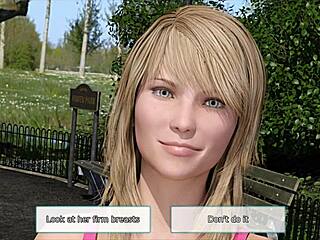 Training With Sexy Blonde Katia, Can't Help Staring At Her Big Boobs