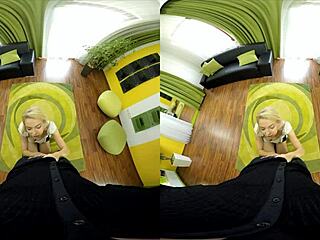 Karol Lilien gets hot in the shower, then in the room.