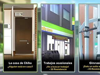 Hentai Game Ntraholic - Balcony Fuck While Husband Watches Wife Suck Dick