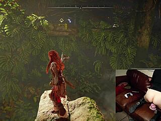 Gamer slut forgets webcam on while reaching intense orgasm with huge toys