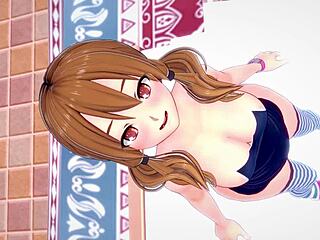 Stepsister in bikini teases with footjob solo, getting wet in swimsuit play.