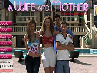 A Wife And Stepmother Play Game