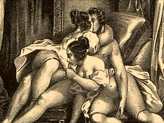 Check out this vintage erotic illustration from classic anime! 🎨