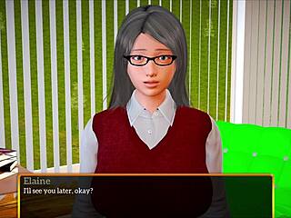 Homemade video with an animette theme with an MILF and others