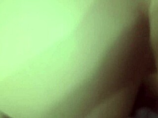 Hard fucking from behind, cum on ass!