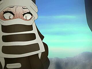 Telehab Kakushi Freezes on Mountains, Warms Up by Fucking Monster in Demon Slayer 2D Anime Cartoon Sex Scene