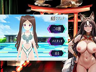 Yako Kodama plays pakopako train game with naughty touches 😏