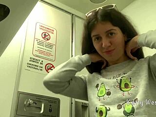 Public toilet masturbation nearly exposed on airport security camera
