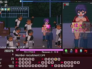 The manager totally serves everyone in Okeyutei hentai game