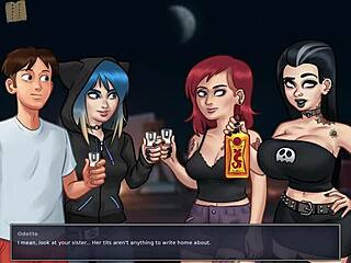 Summertime Saga Gameplay Scene