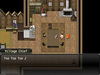 Redhead girl saves boy from bandits in Rebecca and the Sword of Nasty Curses Part 1