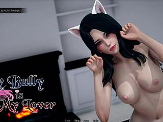 My former bully is now my lover in a visual novel game