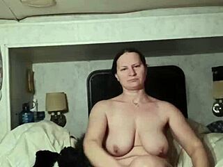 Pet play with a BBW wife and a gayanal toy for ultimate pleasure