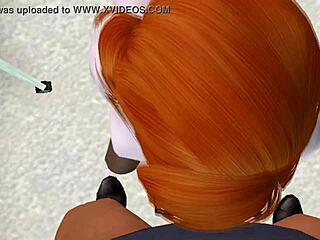 Office fantasies with anal sex and oral pleasure in 3D cartoon