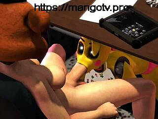 Wow! Five Nights at Freddy’s Wild Hentai Compilation with Monster Cocks!