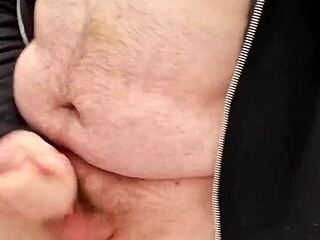 Gay men with thick bodies masturbating and cumming in April