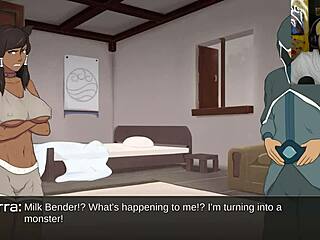 Korra Transforms Into Furry Cum Bender