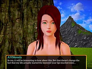 In This Cartoon Game, the Teen Girl with Big Tits and Ass Gets Involved in Erotic Family Adventures