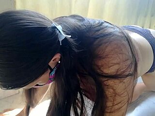 She loves working out and fucking her stepbrother in homemade video.