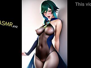 moaning asmr cosplay anime baddie sucking in asian costumes, so erotic and japanese