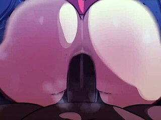 Twerking beauty in adult animation